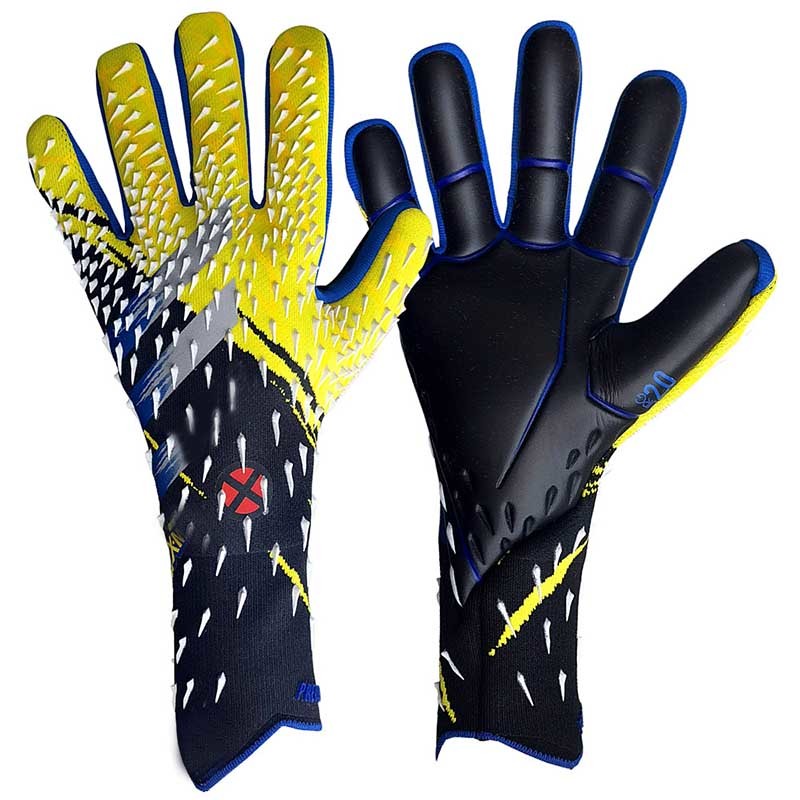 

Sports Soccer Goalie Gloves Professional Goalkeeper Outfit Soccer Goalie Gloves Luvas De Goleiro Football Accessories, Black