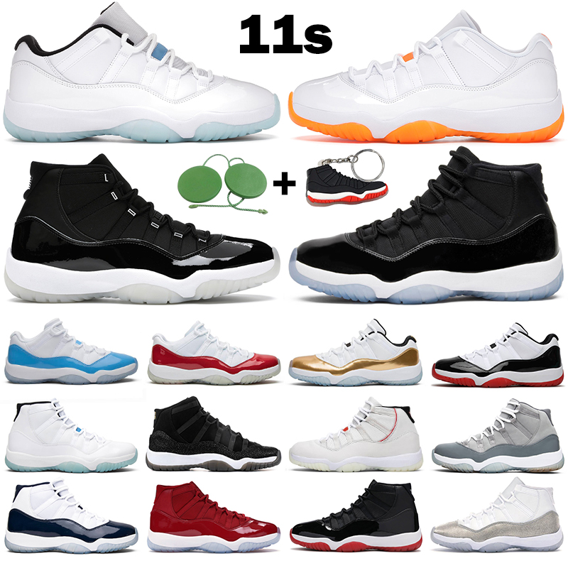 

women men basketball shoes 11s 11 high low top Jubilee 25th Anniversary Bright Citrus Legend blue Space jam mens trainers sneakers, #11