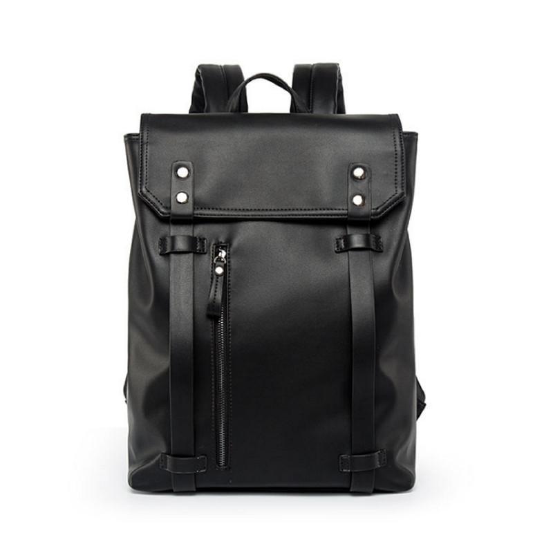 

Brand Design Men Backpacks Women Casual Backpack Male Large Laptop Bag Microfiber Leather Solid Zipper School Bags DSLQ1013, As pic
