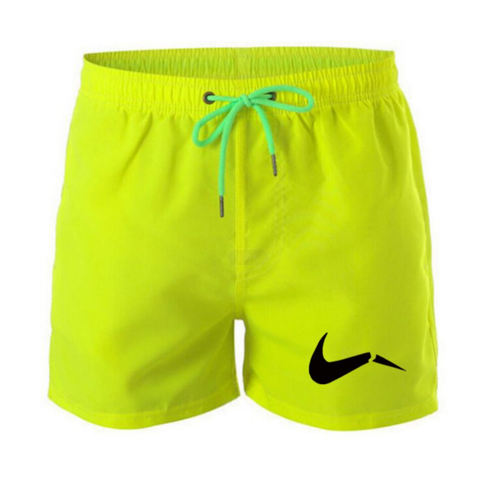 

Summer men's beach swimming shorts board short gailang swimwear matching wear surf pants male Quick Dry swim trunks, White;black