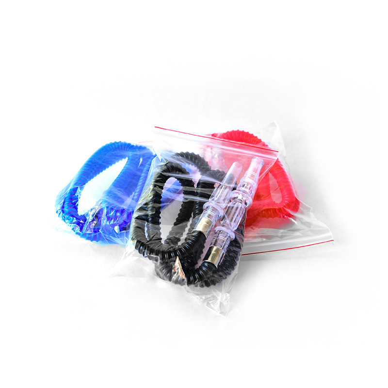 

Arab hookah pipe leather double tube pipes somking thread acrylic