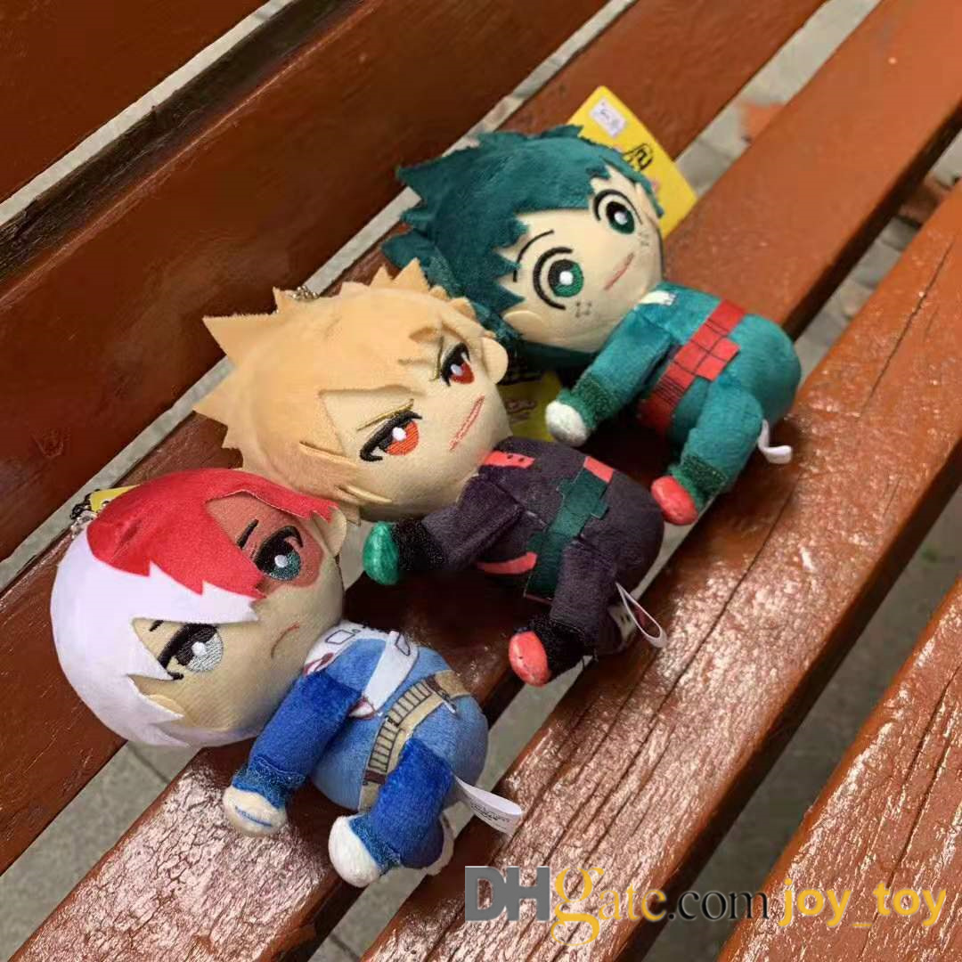 

Mix My Hero Academia backpack straps  Stuffed Plush Toy Clip on to backpack straps Midoriya Izuku bakugou katsuki Todoroki Shoto, Multicolor