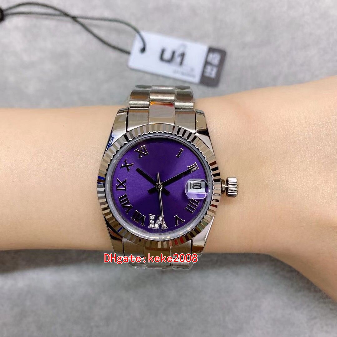 

U1 Factory Top Quality Watches watch 19 Style Ladies 31mm 278274 278273 Stainless Roman Diamond Asia 2813 Movement Mechanical Automatic Women's Wristwatches