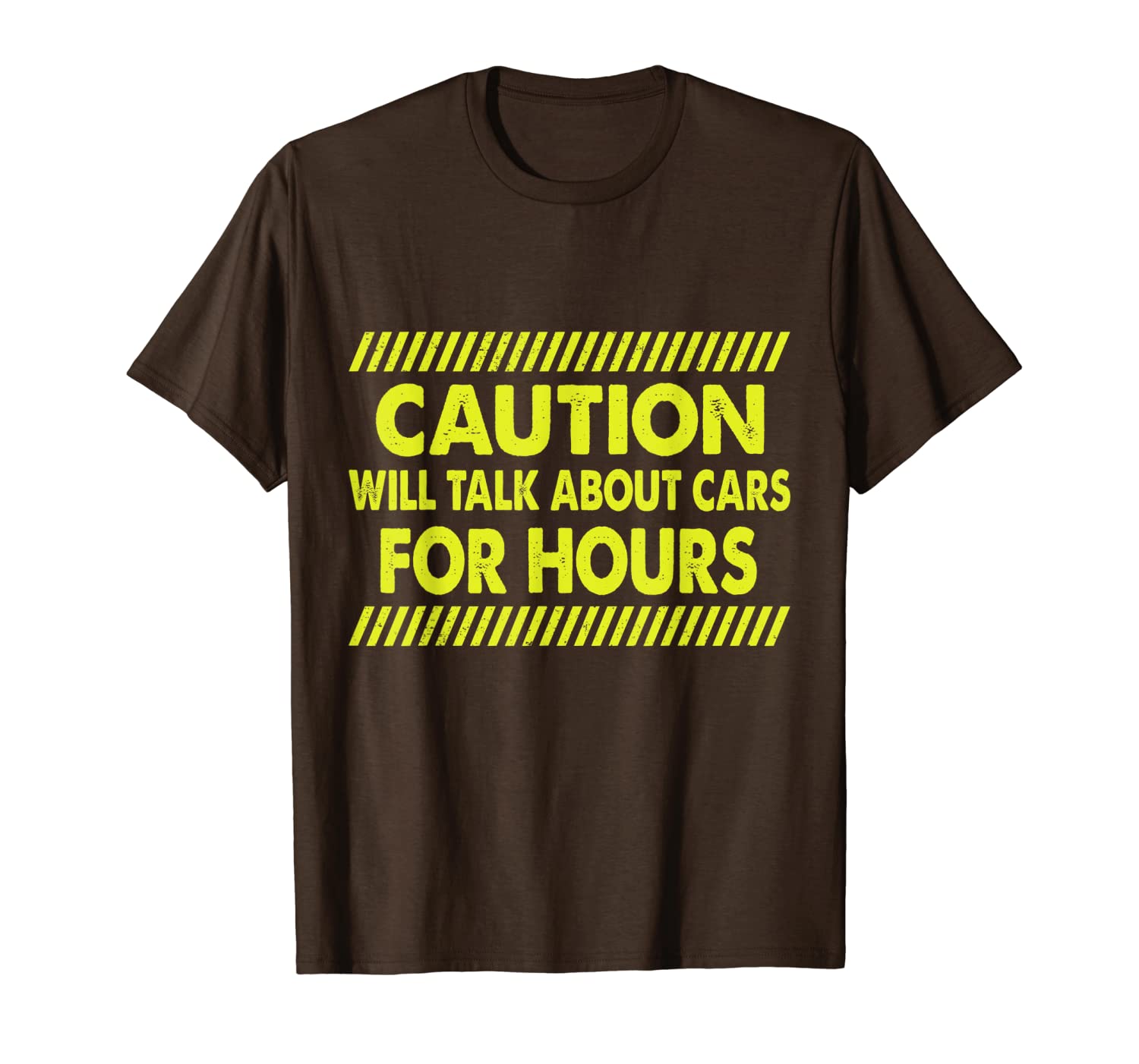 

caution will talk about cars for hours tee gift t-shirt, White;black