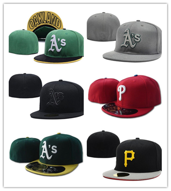 

2021 One Piece All Team Fan's Pirates Gold P Fitted Baseball Fitted-Hat On Field Mix Order Size Closed Flat Bill Base Ball Snapback Cap, Blue;gray