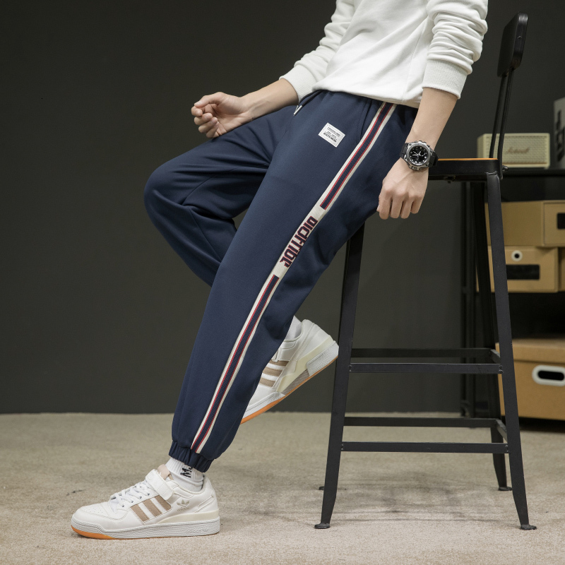 

New 2021 Brand Sweatpants Men Clothing Joggers Plus Size Casual Harajuku Fashion Homme High Quality Korean Style Clothes Gbwh, Black