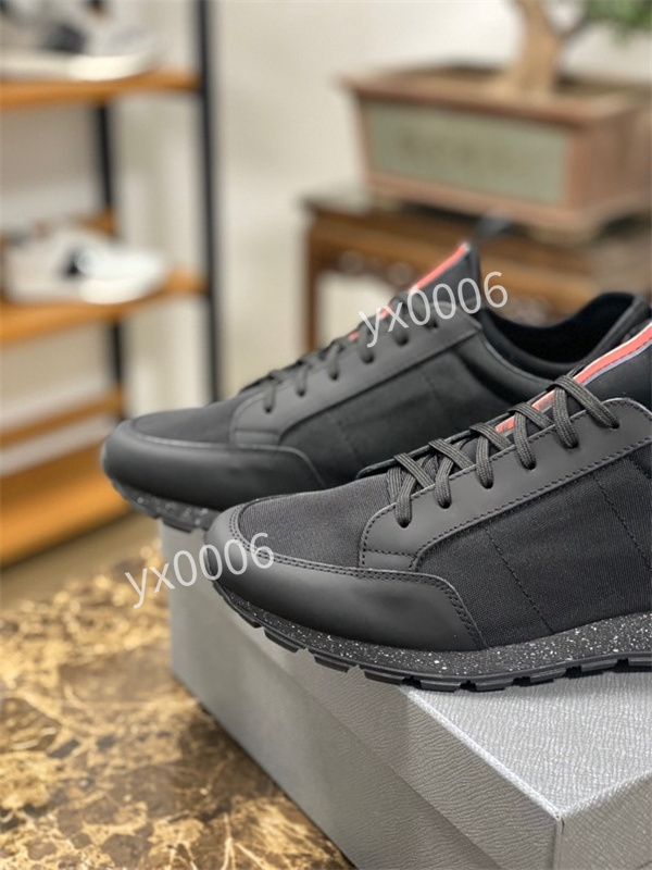 

2022 Top Quality Casual Sport Shoes Men Women Luxury Sneaker Cow Leather Designers Stripes Sports Designer Trainers xg210704, Choose the color