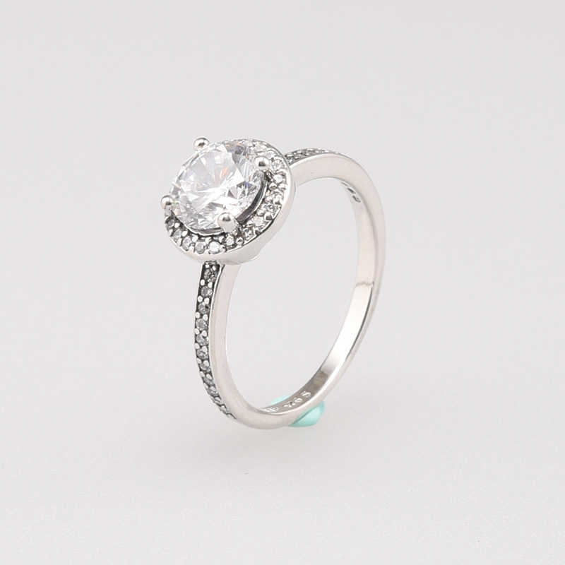

Silver Sterling Real 925 CZ Diamond RING with Original box set Fit style Wedding Ring Engagement Jewelry for Women Girls