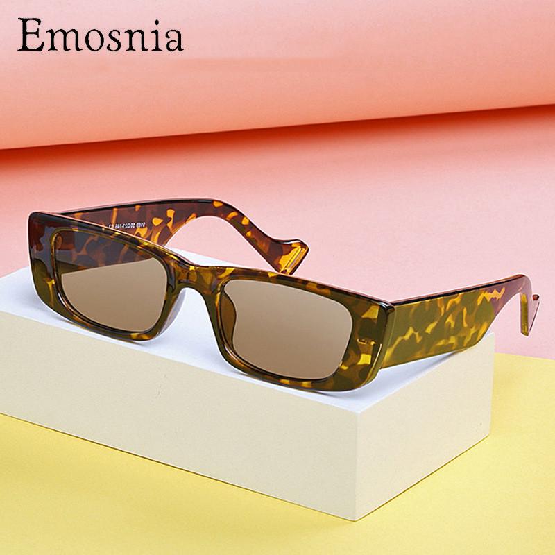 

Sunglasses Emosnia 2021 Square Women Small Brand Travel Rectangle Sun Glasses Men Vintage Candy Color Retro Eyewear Gafas De Sol