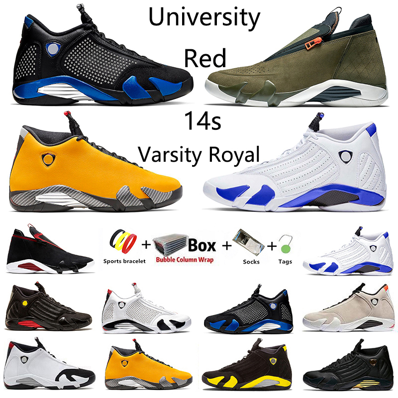 

high quality jumpman 14s mens basketball shoes Desert sand Hyper Royal Thunder University Red Indiglo men women trainer sports sneakers Eur 40-47, Color#10