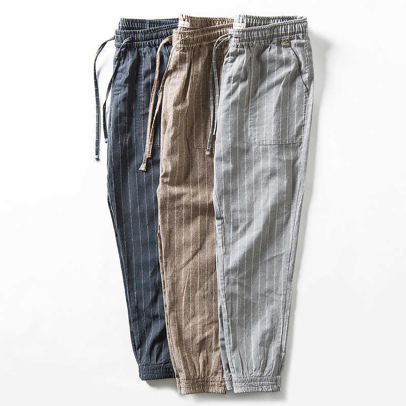 Mens Lightweight Linen Trousers 