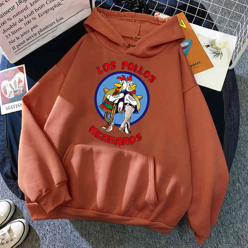 

LOS POLLOS Heros Letter Print Male Sweatshirts Mens Hoodi 2021 Autumn Winter High Quality Hoodie Chicken Brothers Pullovers, Black