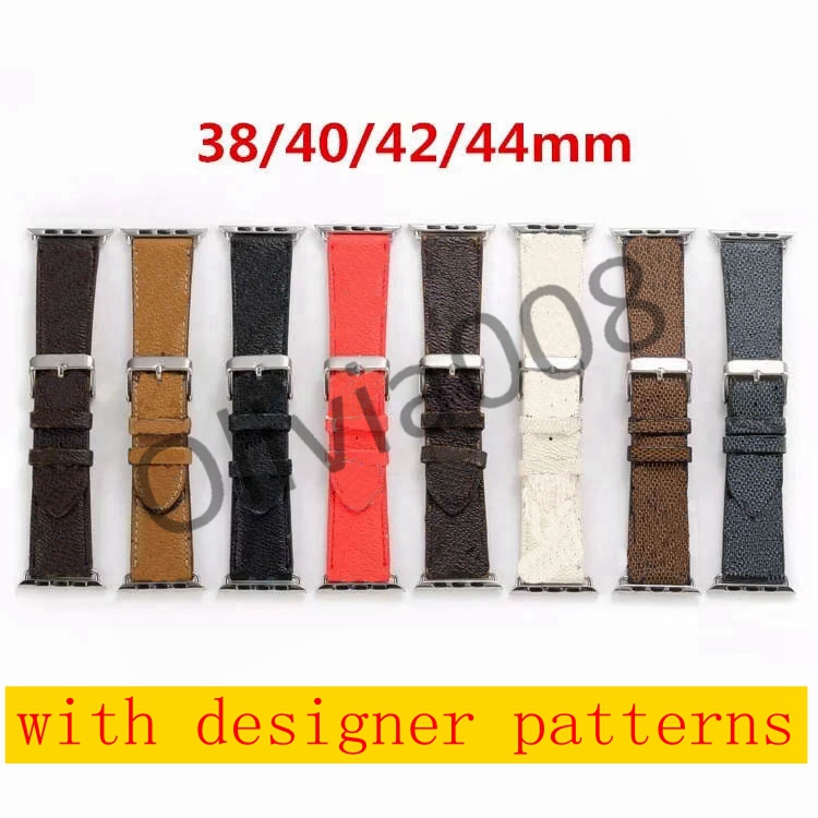 

New Design Leather Strap for Apple Watch Band Series 6 5 4 3 2 40mm 44mm 38mm 42mm Bracelet for iWatch Belt O08