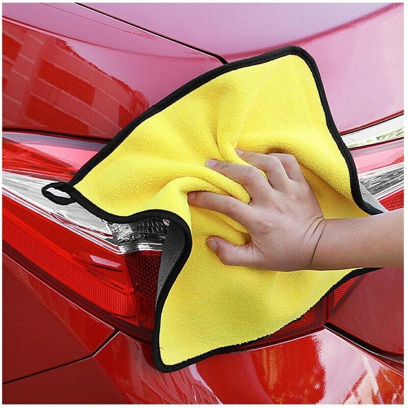 

Towel Car Wash Microfiber Cleaning Drying Cloth Hemming Extra Soft Care Detailing WashTowel Never Scrat High Density