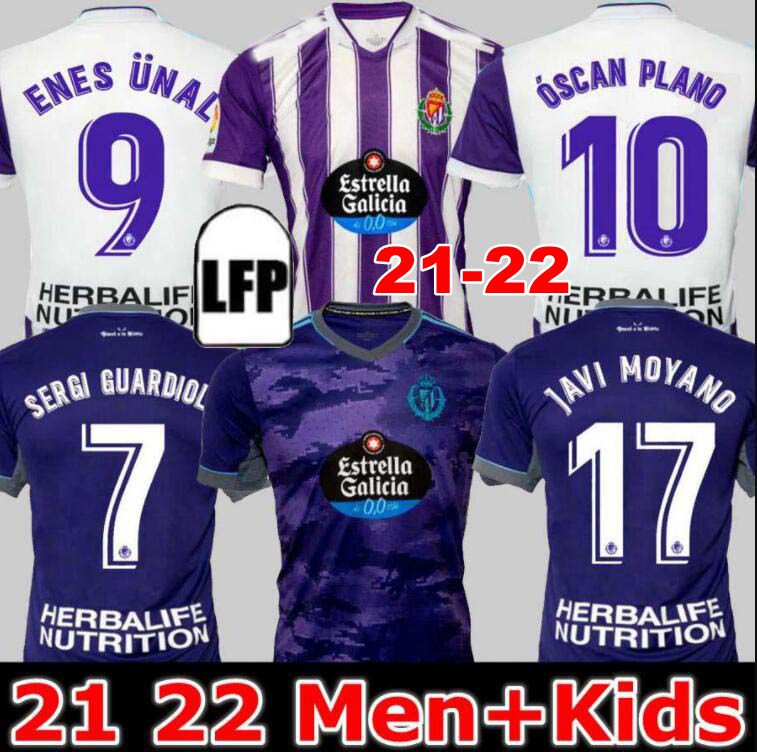 

Real Valladolid WEISSMAN soccer jerseys 2021 22 SERGI GUARDIOLA CAMISETA MARCOS ANDRÉ ÓSCAR PLANO Football Shirt Kit R.ALCARAZ TONI VILLA L.OLAZA FEDE S. maillots de foot, Home adult