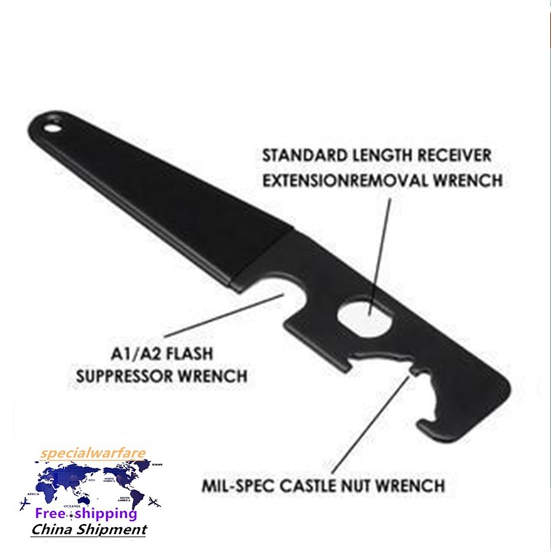 

AR15/M4 Tool Wrench All Steel Metal Leather Grip