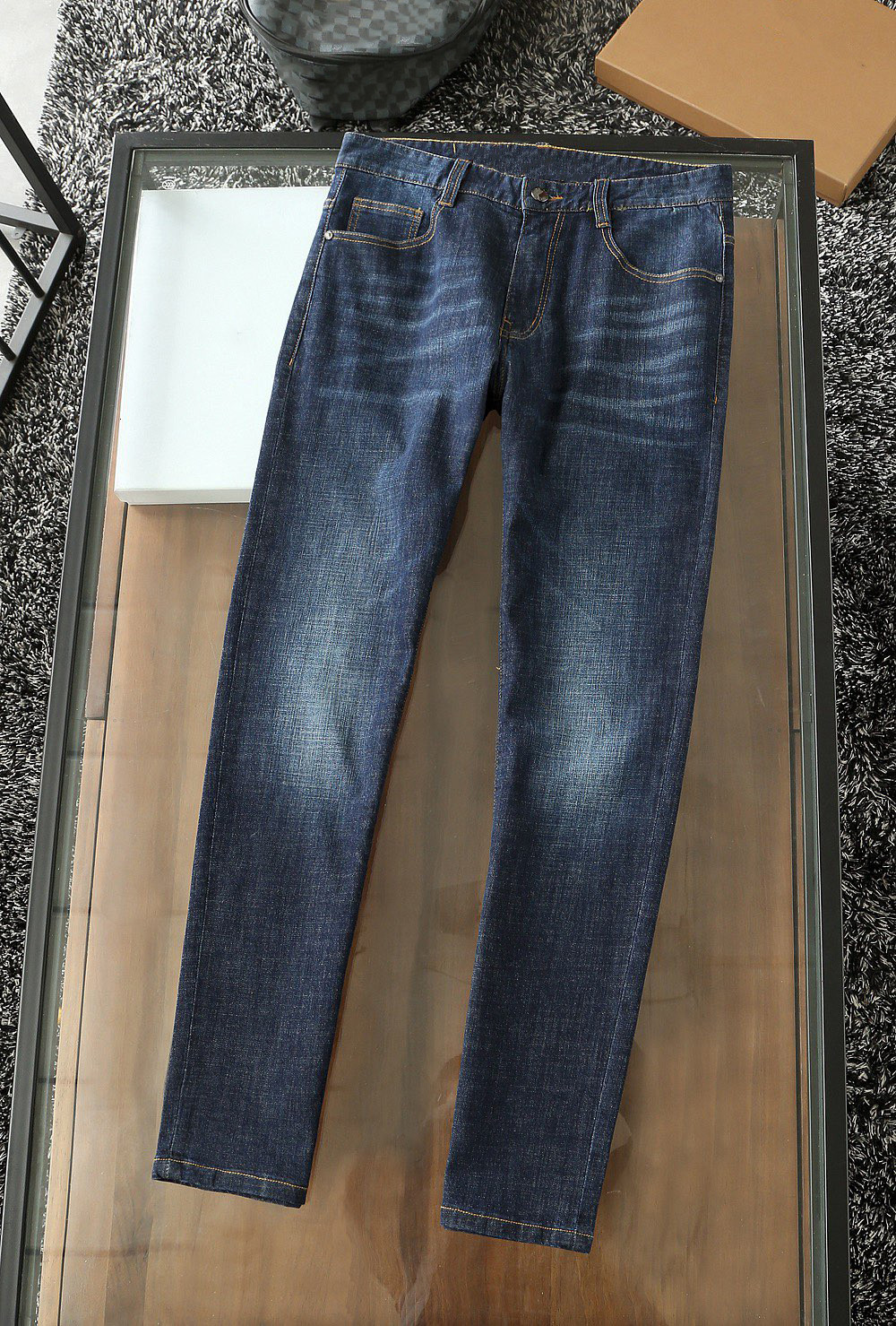 

2021 men's spring and summer new original jeans 0306 *** L *** V * 01, Blue