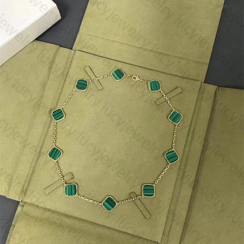 

Fashion Necklace Elegant Ten Clover Classic Necklaces Gift for Woman Jewelry Pendant Highly Quality 7 Color