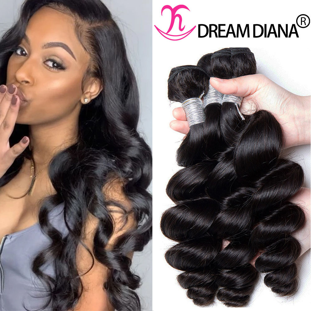 

10a Virgin Remy Human Hair Bundles Loose Wave Brazilian Peruvian Malaysian Indian Extensions Weaves Weft