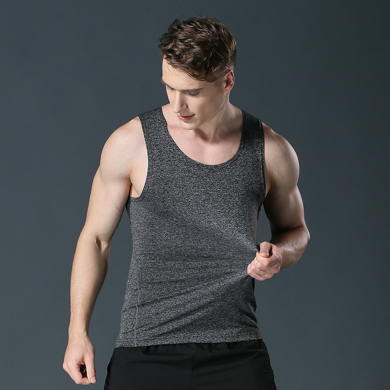 

2021 New Casual Brand Sports Vest Basketball Men Gym Clothes Singlets Sleeveless Shirt Running Solid Fit Summer Mens Tank Top 450n, White