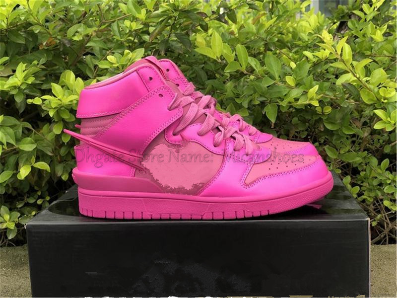 

Ambuse Dunks High Deep Shoes Royal Blue Black White Fuchsia SB Pale Designer Sports Male Red Men Women Outdoor Sneakers, White;red