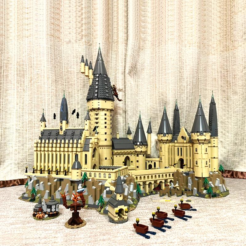 

fast shipping 16060 porter movie series 6020pcs magic castle with 71043 building blocks bricks toys gifts