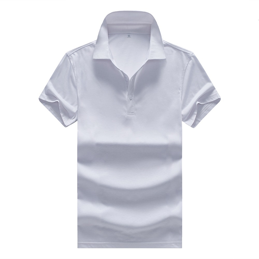 

2021 New Arrival Real Mens Polo Shirts Men Desiger Polos Cotton Short Sleeve Shirt Clothes Homme Camisa Big Size Solid Cool Re9h, Black