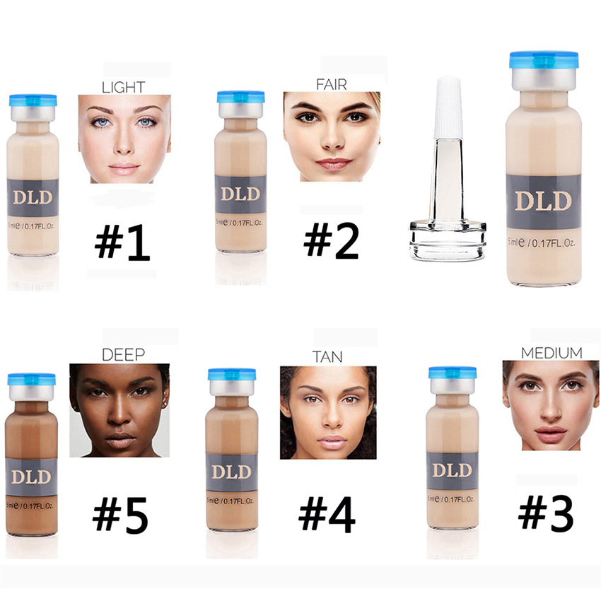 

Korean DLD BB Cream Glow Meso White Brightening Foundation Natural Nude Concealer Make Up CC Cream 10pcs, #2