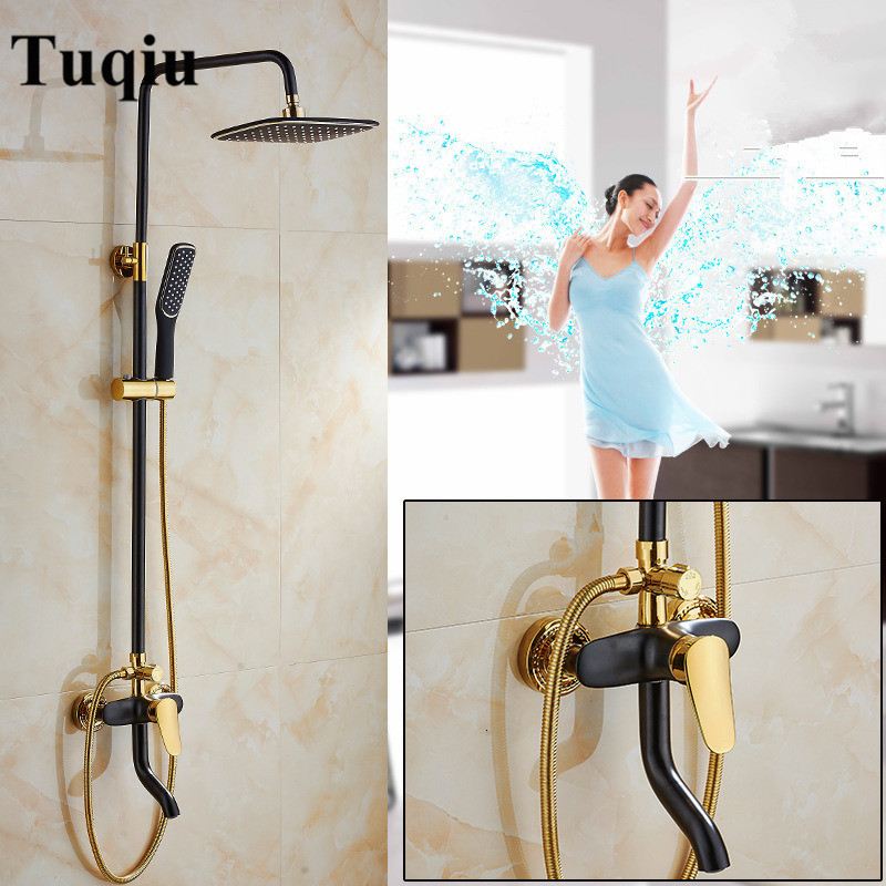 

2021 New Rainfall Sets Mixer Tap with Tub Brass Luxury Bath & Shower Set Bathtub Faucet Rtwc