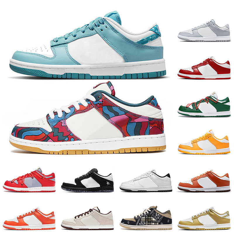 

Hotsale 2022 Low Running Shoes Mens Womens New Orange Barley Green Paisley Union La What The Hyper Cobalt De La Soul Fog Black Cool Grey Designer Sneakers 36-45, W33 36-40 pink red white