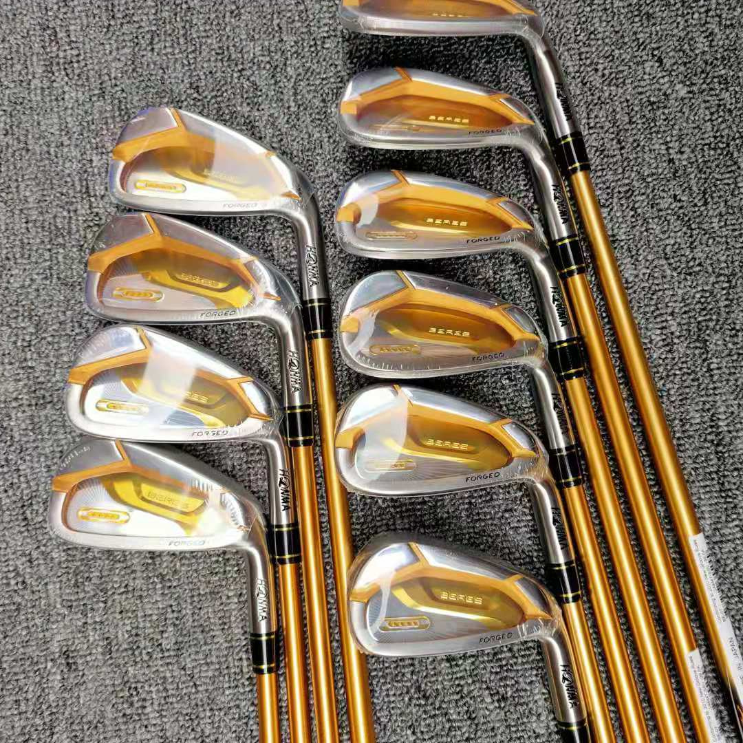 

New HONMA2020 golf irons, HONMA BERES S-07 4 planet club set 4-11 A.S / 10Pcs graphite shaft R or S, with free headgear