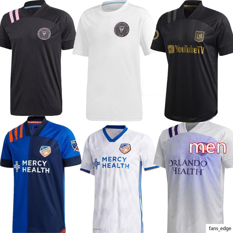 

Size S-2XL 2021 Los Angeles LA Galaxy Miami FC PIZARRO Vela Men Soccer Jersey Beckham CHICHARITO 20 21 FC Cincinnati Football Shirt Uniform, Black;yellow