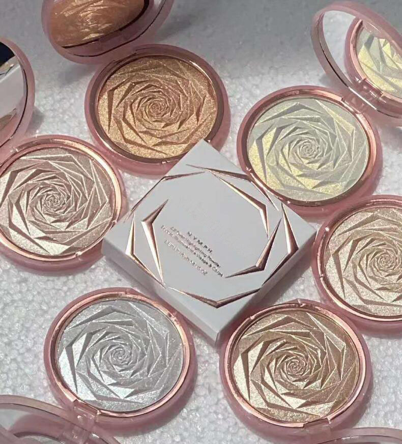 

Brand Highlighters 6colors Glow Powder 6 Colors Diamond Bronze body Highlighter Powder Face Makeup Brightening Highlighting Pressed Powder, Mixed color