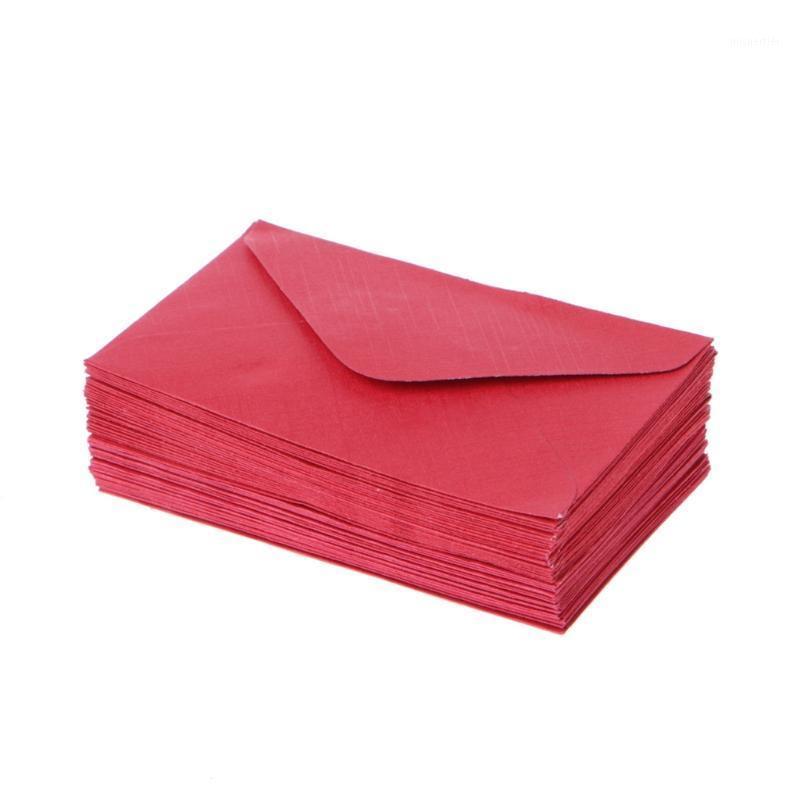 

Gift Wrap 50Pcs Retro Blank Mini Paper Envelopes Wedding Party Invitation Greeting Cards Dropship