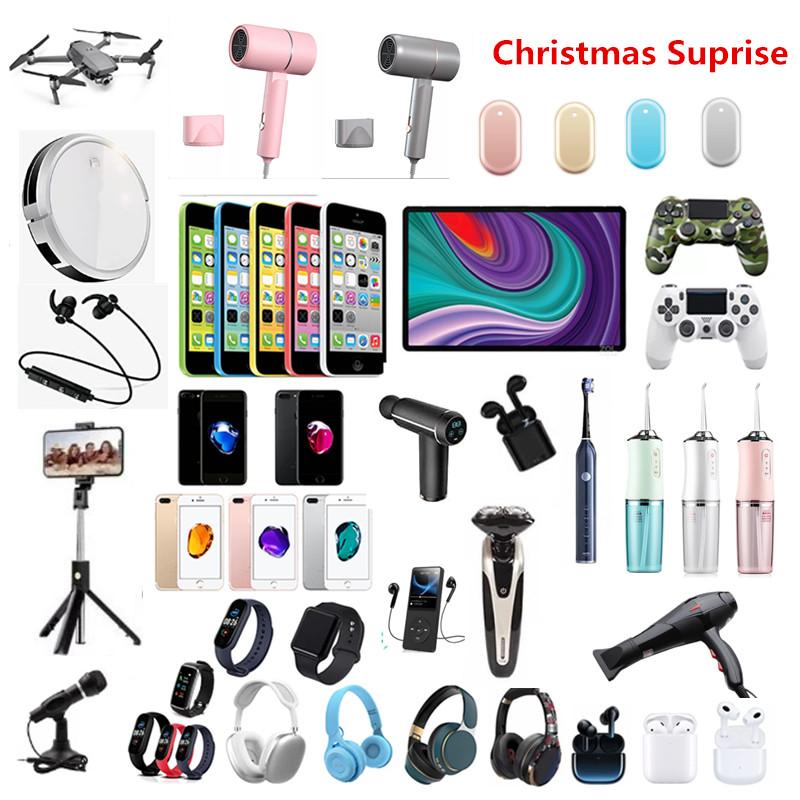 Gift Wrap Most Surprise Electronic Product Lucky Mystery Boxes 100% Winning 2-6pcs Blind Box Christmas Bag-image-745800780