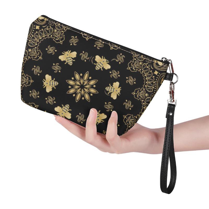 

Cosmetic Bags & Cases Promotional Gift Polynesian Traditional Tribal Print Travel Makeup Banda With Zipper Personalized Waterproof Women, Paisleyqz55z8