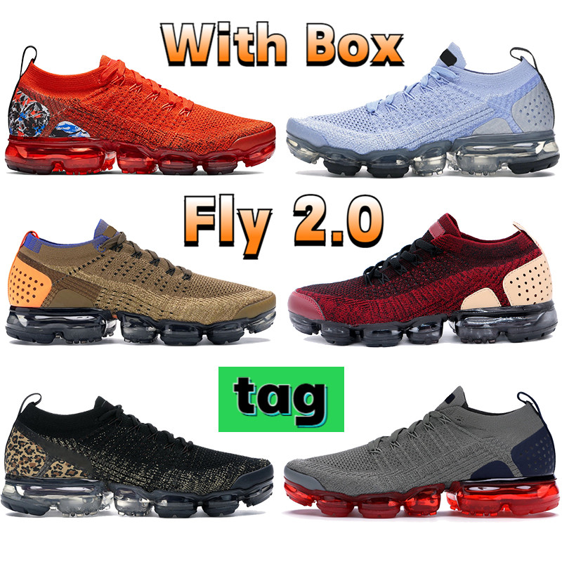 With Box fly 2.0 running Shoes gym blue Heel Graphic Team Orange cheetah black alunminum orca rose gold knit men sneakers women trainers