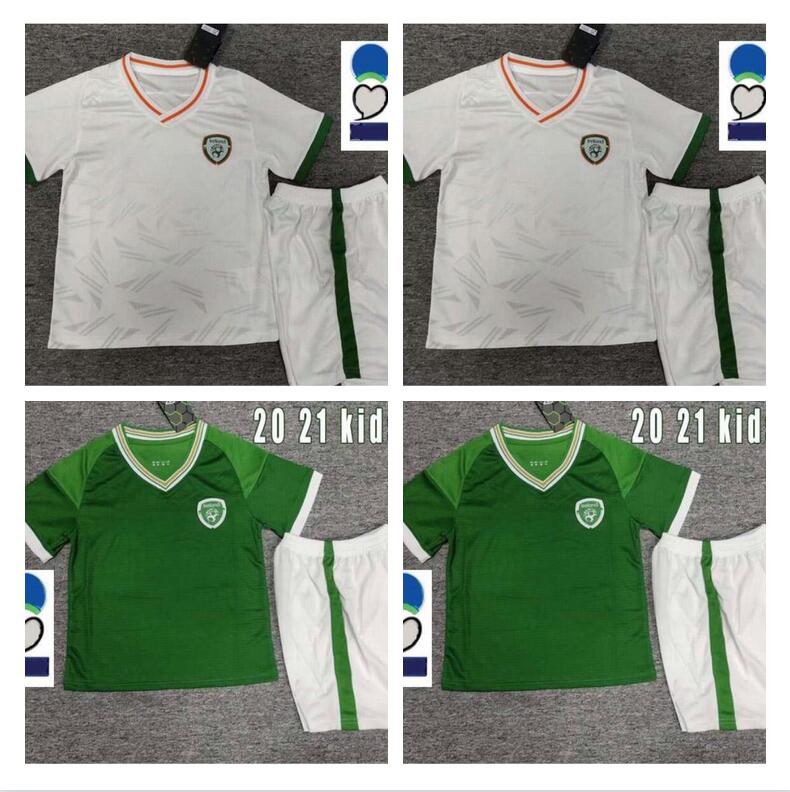 

Adult + Kids kit  21 Ireland soccer jersey 2020 2021 home away Republic of boys set uniforms child suit football shirt mens, 20 21
