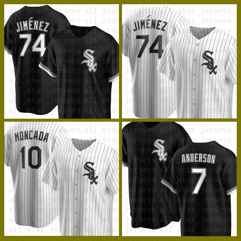 

Chicago Baseball Jersey White Sox Custom 74 Eloy Jimenez 45 Michael 7 Tim Anderson 8 Bo Jackson 10 Yoan Moncada 35 Frank Thomas 79 Abreu, Blue;black