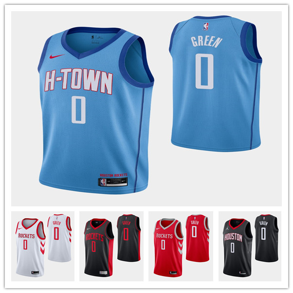 

HoustonRocketsMEN Jalen Green basketball Jersey city Swingman