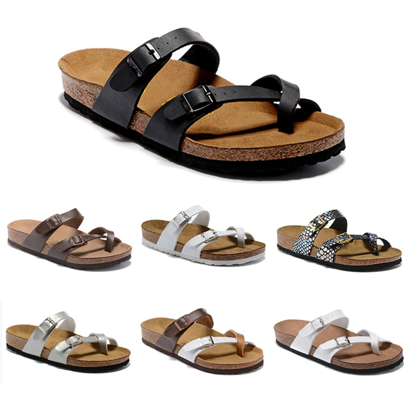 

Mayari soft drag men Cork slippers women Beach sandals after the button couple leather flat Joker new fashion indoor and outdoor slippers Eur 34 - 47, 01 bule