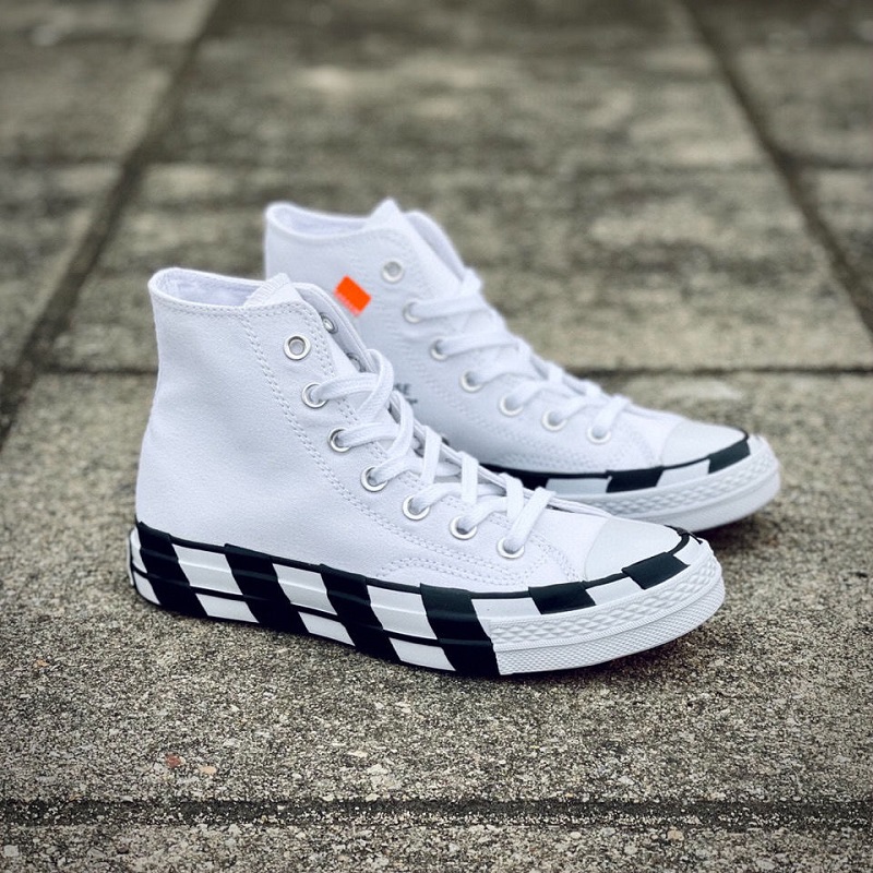 

2021 OW Newest 1970s Shoes Classic Black White Big Size Women and Men Unisex Skateboarding Fashion Love Outdoor Sport Sneakers eur 35-44, Color 2