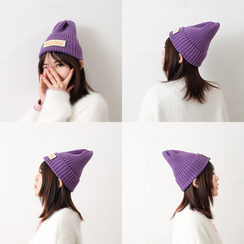 

Original Letter Skull Beanies Caps Toucas Gorros Womens Beanie Hat Autumn Wool Knit Cuff Spring for Female Men Masks Warm Winter Knitted Hats