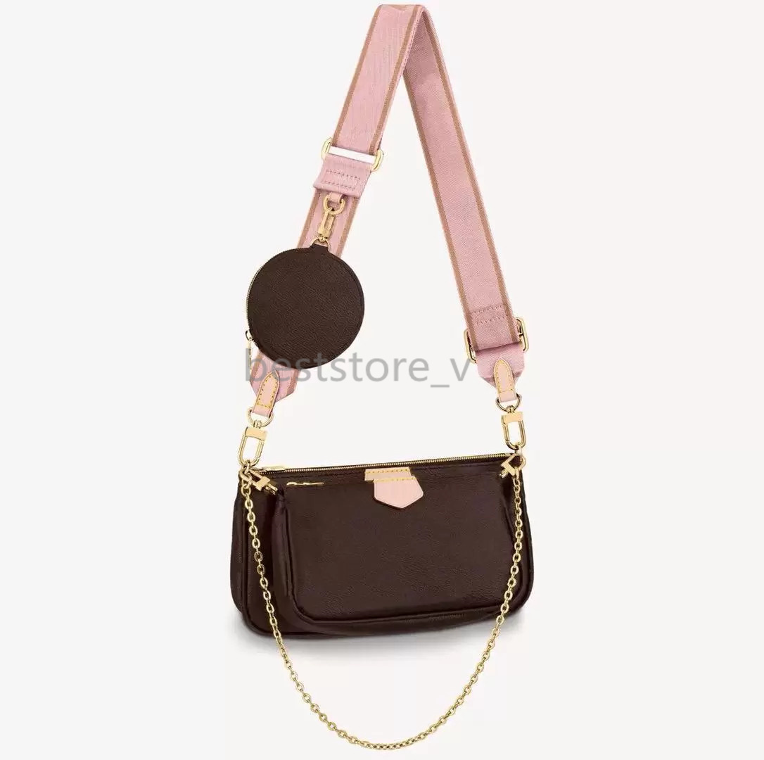 

beststore_v Multi Pochette Accessories Bag M44823 Three in One Cross Body A Collection Large Medium Pouch And Small Round Coin Purse Women Classic Mahjong Bags, Dear customers;welcome to our shop;we
