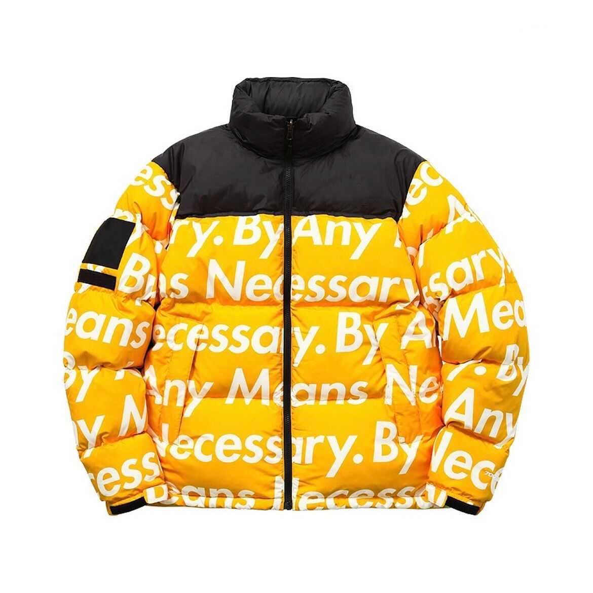 

Luxuries FW15 By Any Means Nuptse Men Women Winter Warm Stand Collar Puffer Jacket for Men Women Unisex Q0901, Red