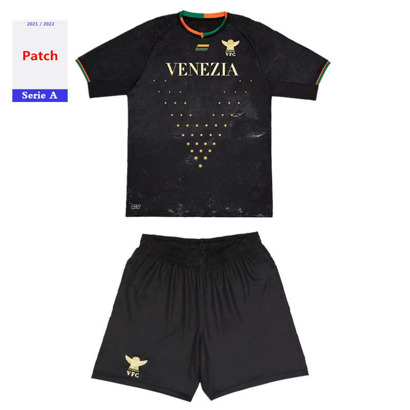 

ADULTO Kids Set Venezia FC Soccer Jersey 2021 22 ARAMU JUNIOR Men Maillots De Foot BUSIO MAZZOCCHI Child Football Shirt Kit uniform sets, Home set
