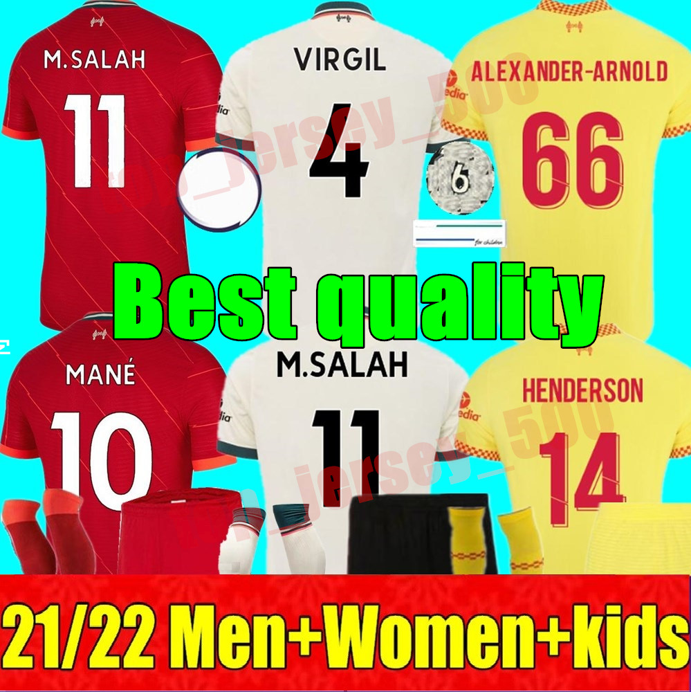 

21 22 lFC adult Men Women kids kit M.SALAH VIRGIL FIRMINO soccer jersey lIvErpool home away 3rd MANE HENDERSON GK goalkeeper A.BECKER DIOGO J. 2021 2022 football shirt, Kids home+socks