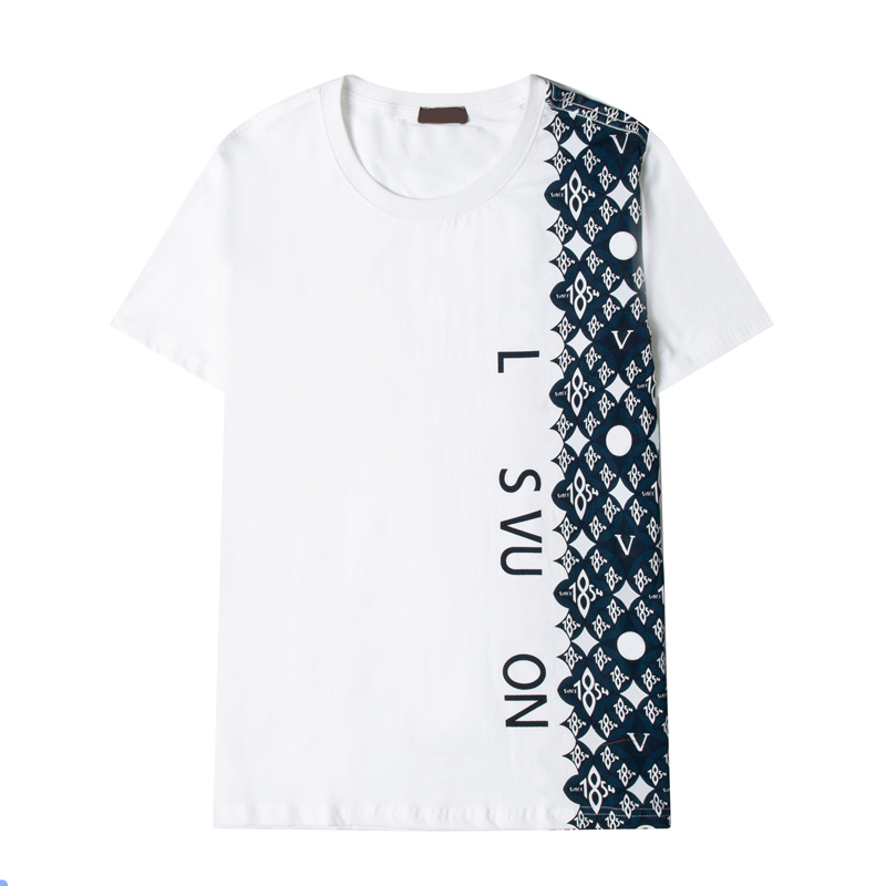 

Fashion Mens T Shirt High Quality 2021 Men Women tShirts Couples Casual Short Sleeve Man Round Neck Tees 5 Colors M-XXXL, Extra amount