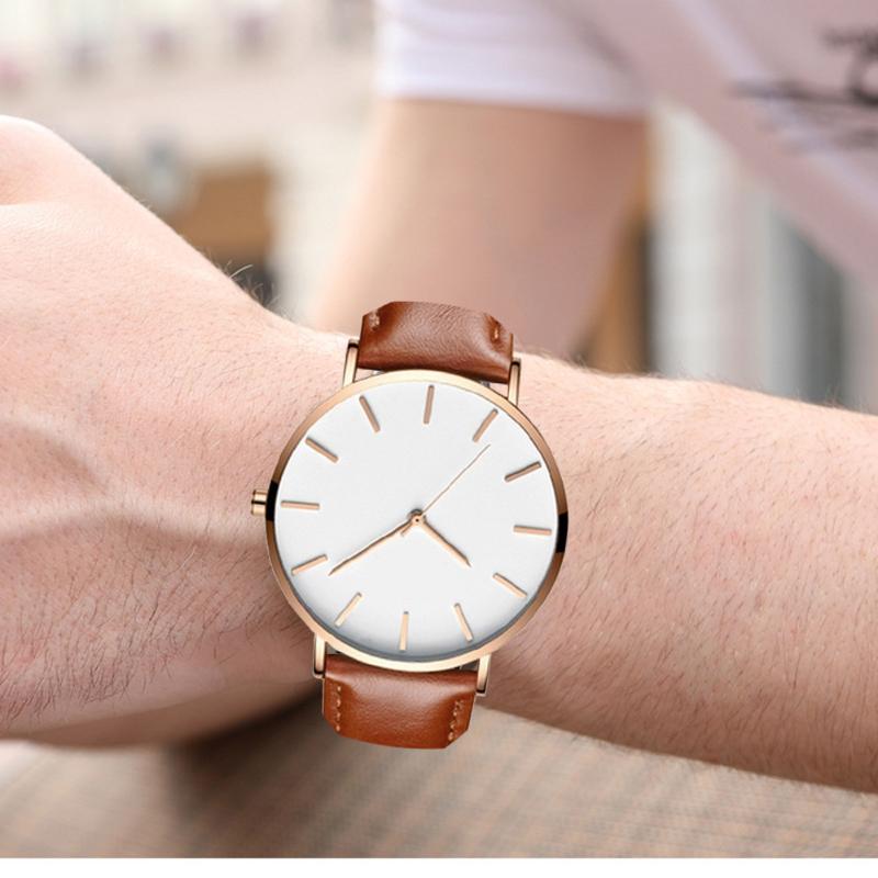 

Wristwatches Betreasure Ultra Thin Men's Women Watches Luxury Leather Casual Quartz Watch Relogio Masculino Clock DROP 2021