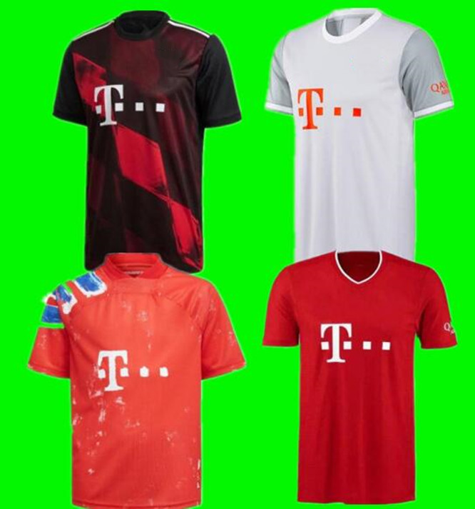 

Bayern Munich 20 21 SANE COUTINHO soccer jersey LEWANDOWSKI HERNANDEZ NIANZOU MULLER football shirt Men set 120th MUNCHEN, Black;yellow